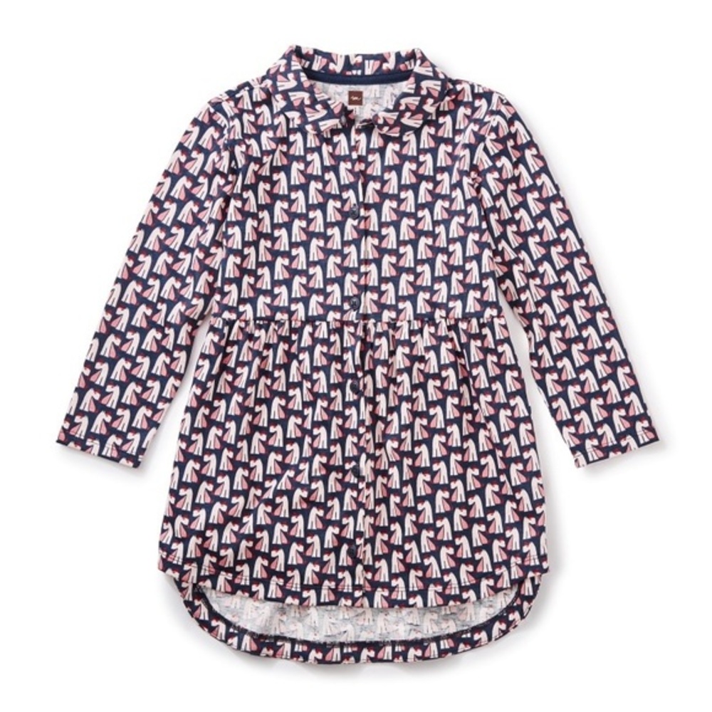 Tea Collection Scottie Dog Shirtdress size 4
